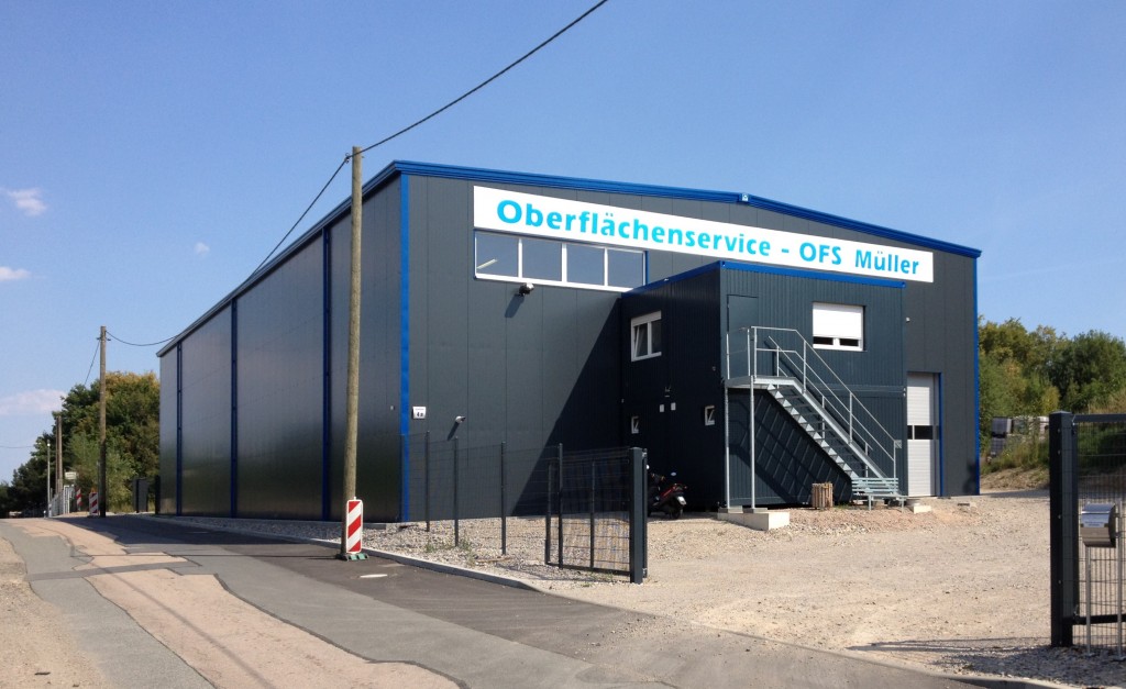 Firmengebäude OFS Oberflächentechnik Müller Chemnitz Wittgensdorf